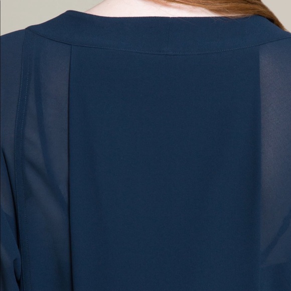 NWT Byron Lars navy shirt dress - Picture 6 of 8